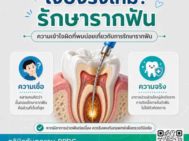 เจ็บจริงไหมรักษารากฟัน
